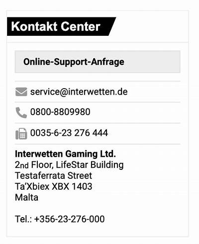 Contact Interwetten Customer Service via Phone for Assistance and Inquiries