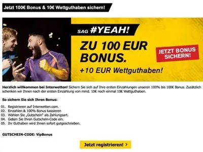 Current Interwetten Bonus Code: Up-to-Date Deals and Offers